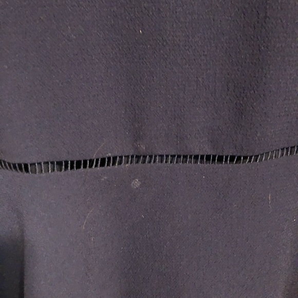 Designer Illusion Hemline Bell Sleeve Dress - Picture 5 of 6